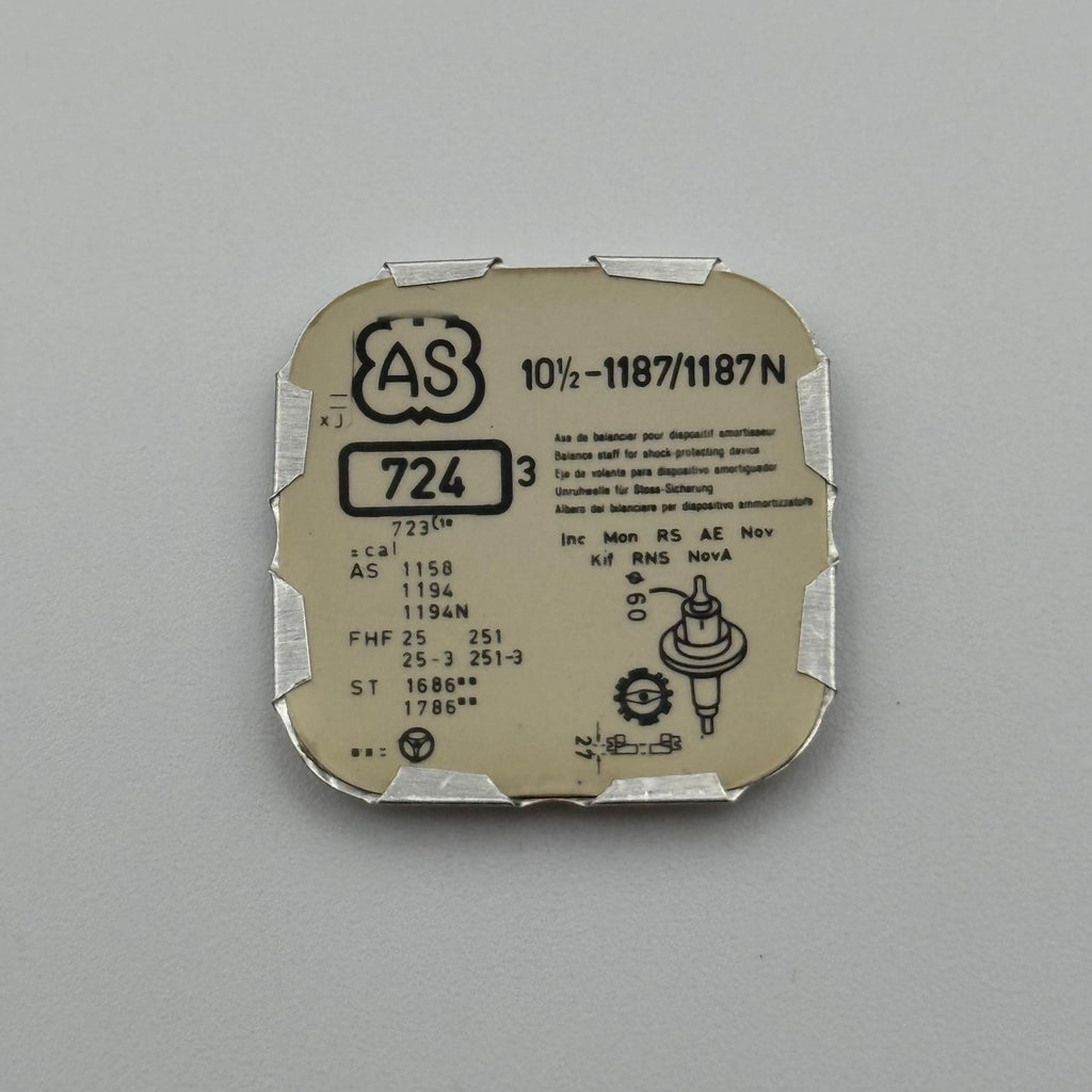 AS 1187/1187N Balance Staff Pack Of 3 - 10 1/2 - 724 - NOS - Watch Parts