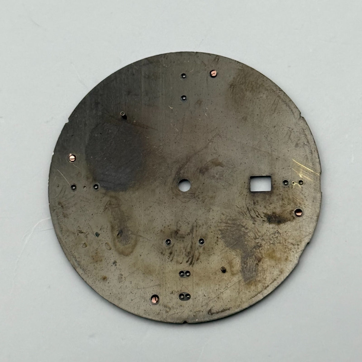 Seiko 5M82-0AK0 Watch Dial Kinetic 100M Black Japan Spare Parts Repair 36.4mm
