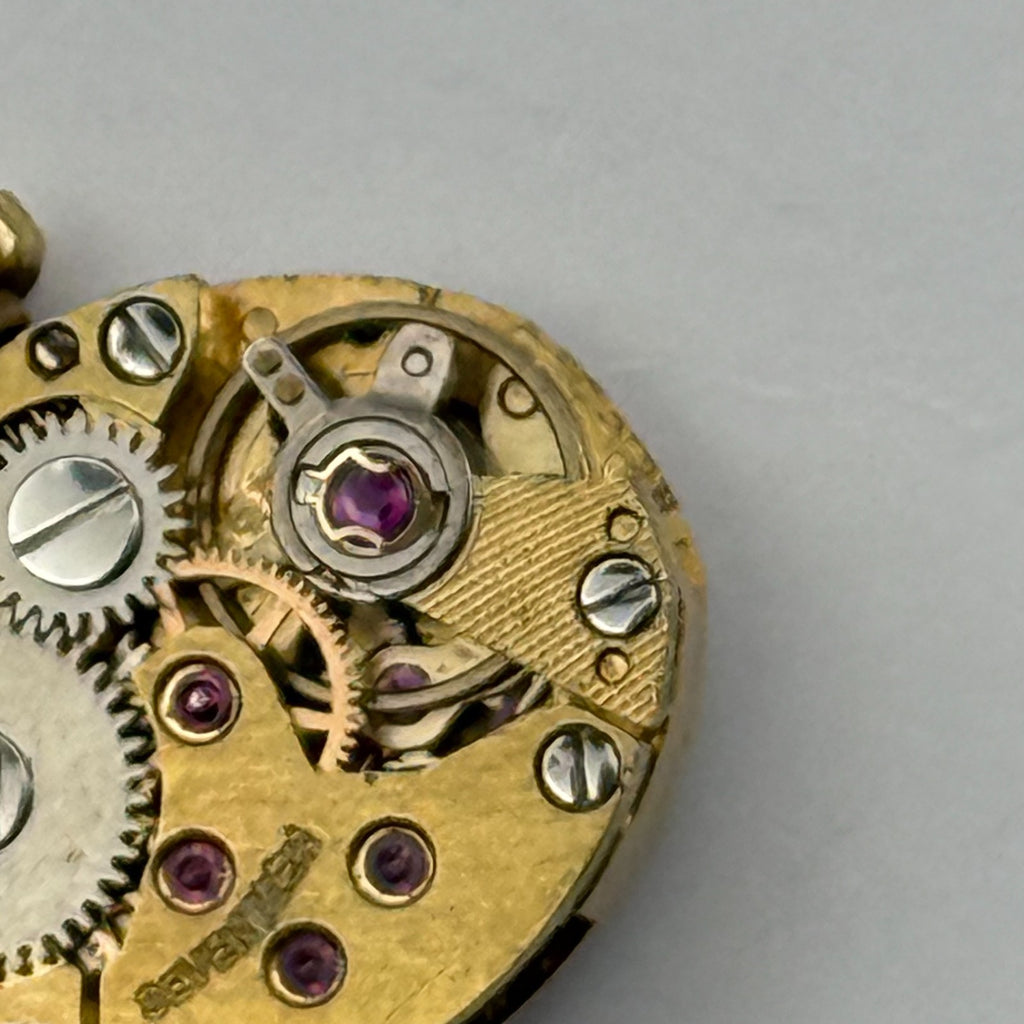 FE 68E4 Watch Movement Everite 17 Jewels Swiss Manual Wind Parts Repair 13.1mm