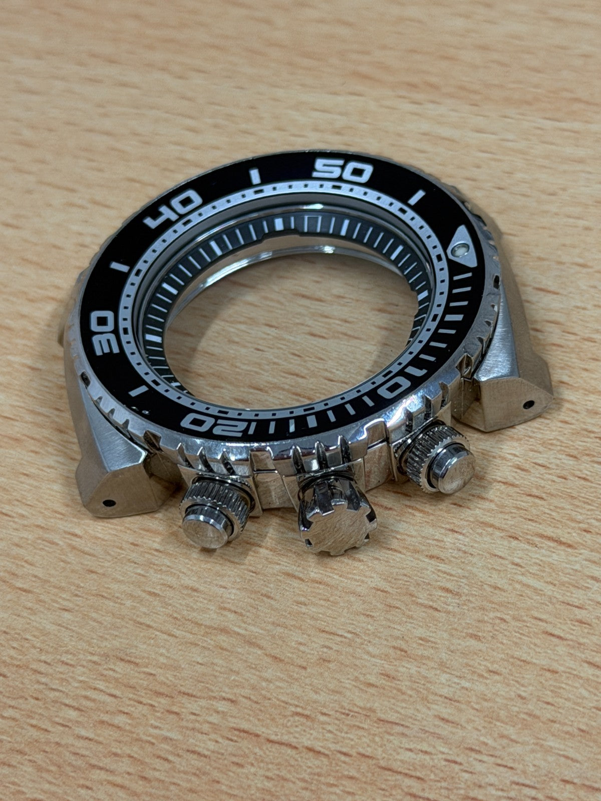 Seiko Caesar 7T92-0JG0 Chronograph Divers Watch Case SNDA13P1 - New Old Stock