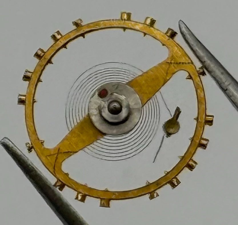Smith A 360 Balance Wheel Complete And Spring 10½’’’ 970 Watch Movement Parts