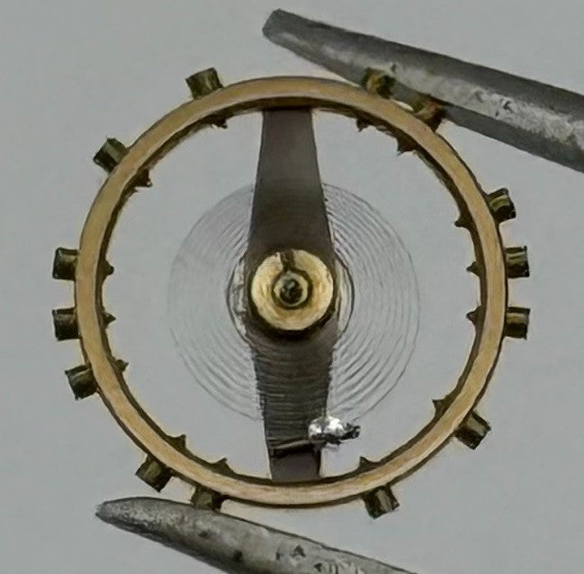 Felsa 60 Balance Wheel Complete And Spring 5¼’’’ Watch Movement Parts NOS