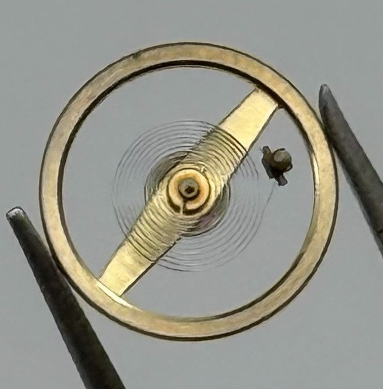 Amida 562 Balance Wheel Complete And Spring 8¾’’’ 874 Watch Movement Parts NOS