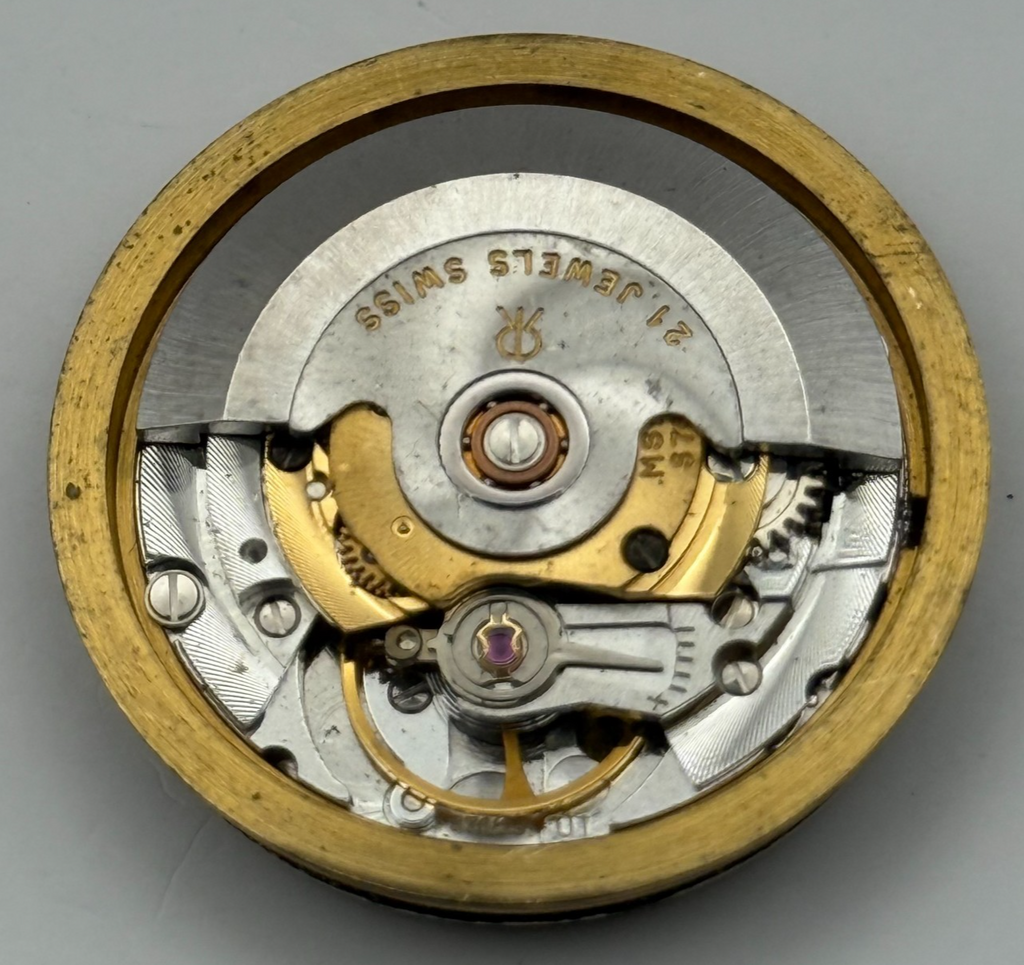 MSR S76-28 Watch Movement - Garrard Date Automatic - For Parts / Repair - 30.6mm