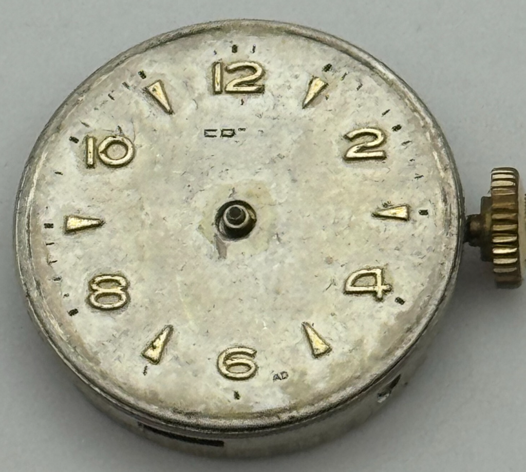 Revue 49 Watch Movement - Vertex Partial 15 Jewels - For Parts / Repair - 17.4mm