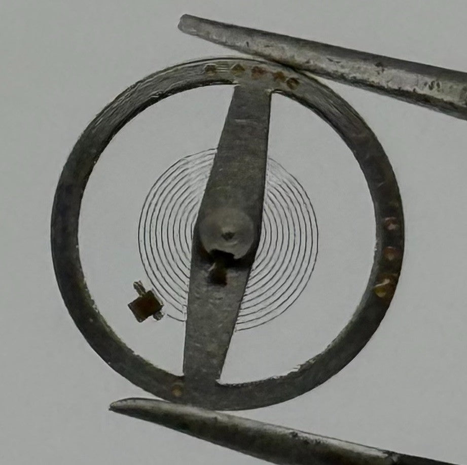Brac 300 301 Balance Wheel Complete And Spring 1604 Watch Movement Parts NOS