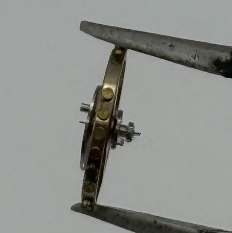 AS 1051 Balance Wheel Complete And Spring 5¼’’’ 34 M Watch Movement Parts NOS