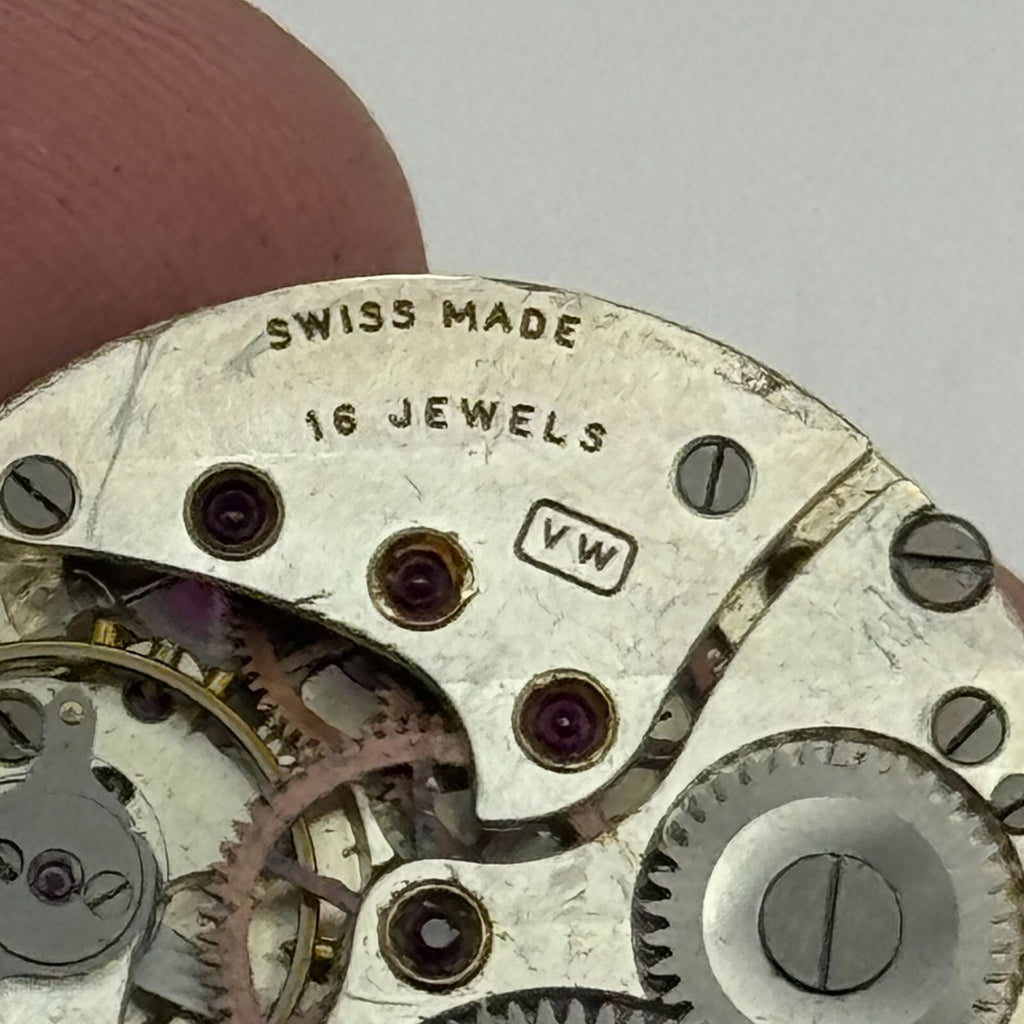 Revue VW Watch Movement Vertex High Grade Manual Wind Swiss Parts Repair 25.3mm 