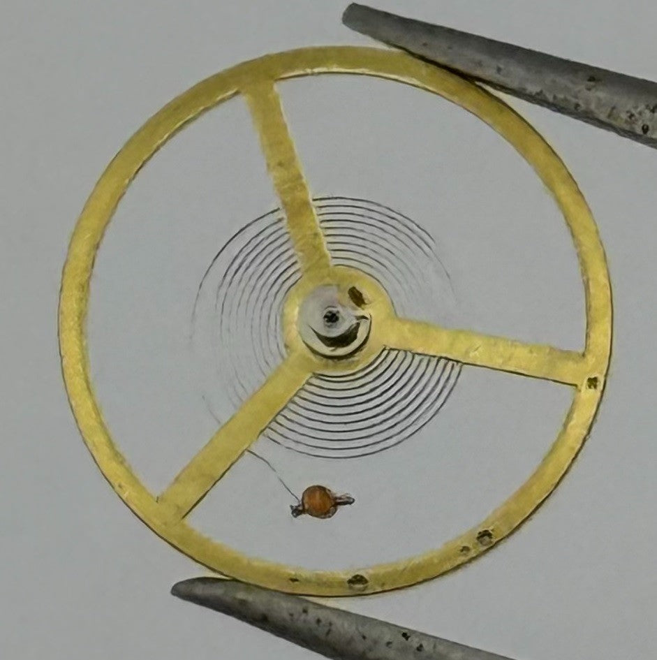 Smith 603 Elite Balance Wheel Complete And Spring 10½’’’ 1535 Watch Parts NOS