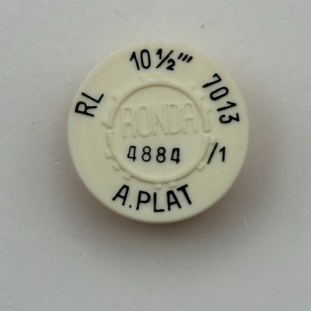 RL 7013/1 Balance Wheel Complete And Spring 10½’’’ 4884 Watch Movement Parts NOS