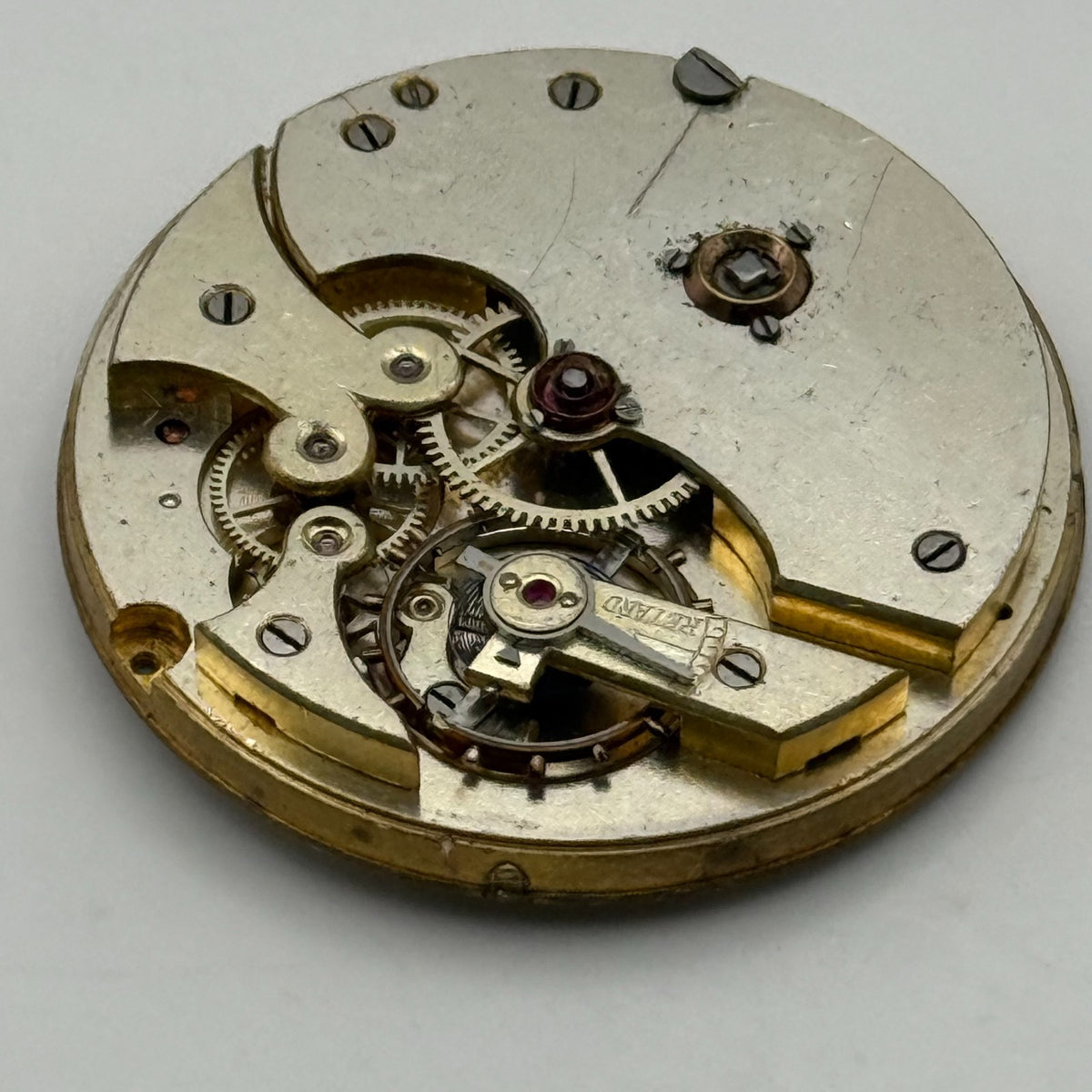 High Grade Pocket Watch Movement Running Hunter Antique Parts 36.2mm