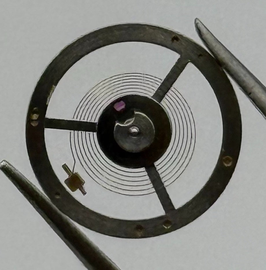 Brac 190 Balance Wheel Complete And Spring 12’’’ 4521 Watch Movement Parts NOS