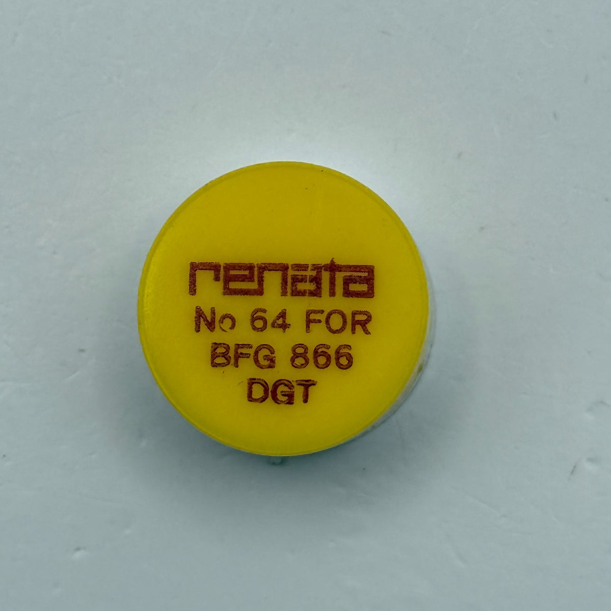 BFG 866 Balance Wheel Complete And Spring Dgt Renata 64 Watch Movement Parts NOS