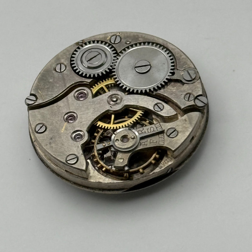 Unidentified Watch Movement Manual Swiss Vintage Wind Parts Repair 24.4mm