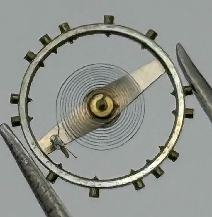 MST 367 Balance Wheel Complete And Spring 8¾’’’ 260 Watch Movement Parts NOS