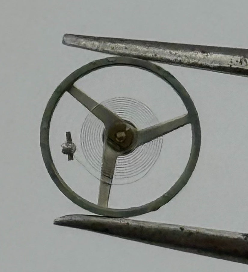 Enicar 672 Balance Wheel Complete And Spring 5½’’’ 4804 Watch Movement Parts NOS