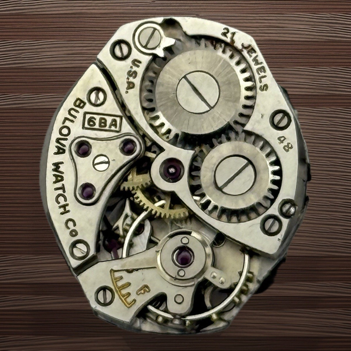 Bulova 6BA Watch Movement - Ladies - For Parts / Repair - 15.3mm