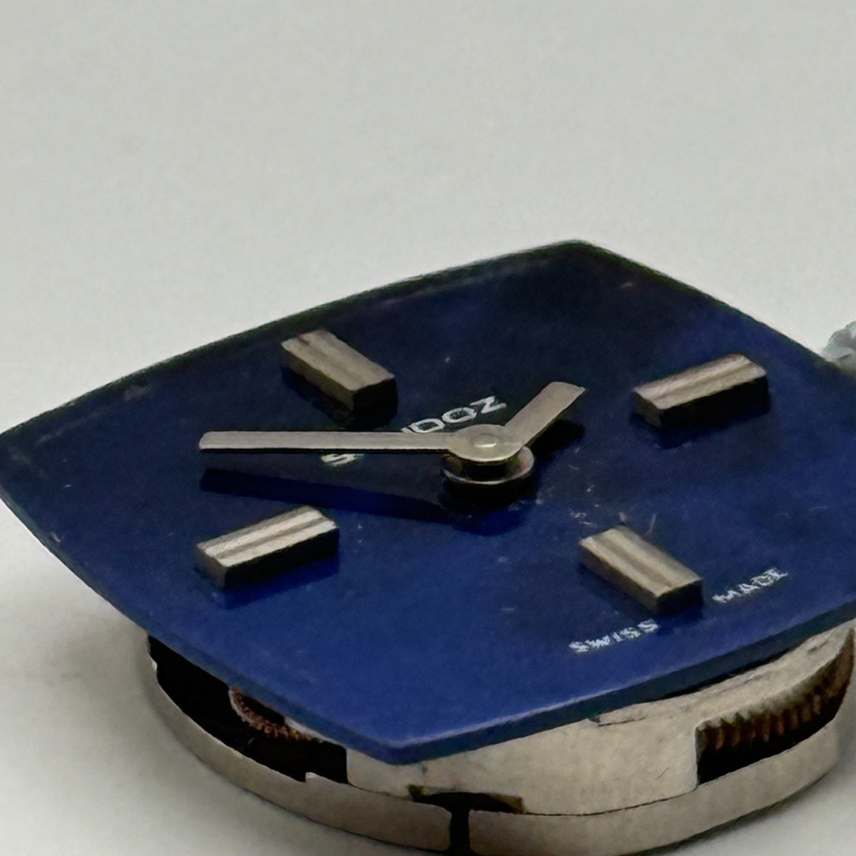 Stone Dial Watch Movement SGT Sandoz Ladies 17 Jewels Manual Wind Parts 12.7mm