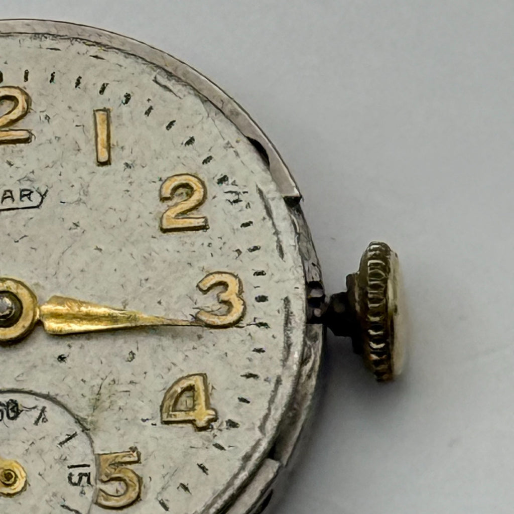 Peseux 220 Watch Movement Rotary 15 Jewels Swiss Manual Wind Parts Repair 19.7mm