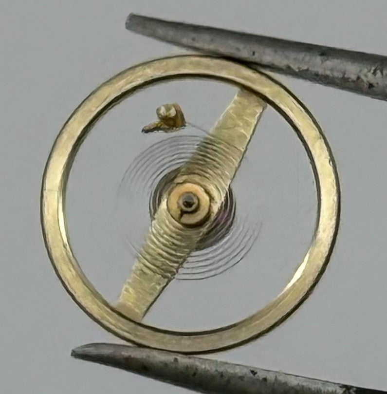 Amida 562 Balance Wheel Complete And Spring 8¾’’’ 874 Watch Movement Parts NOS