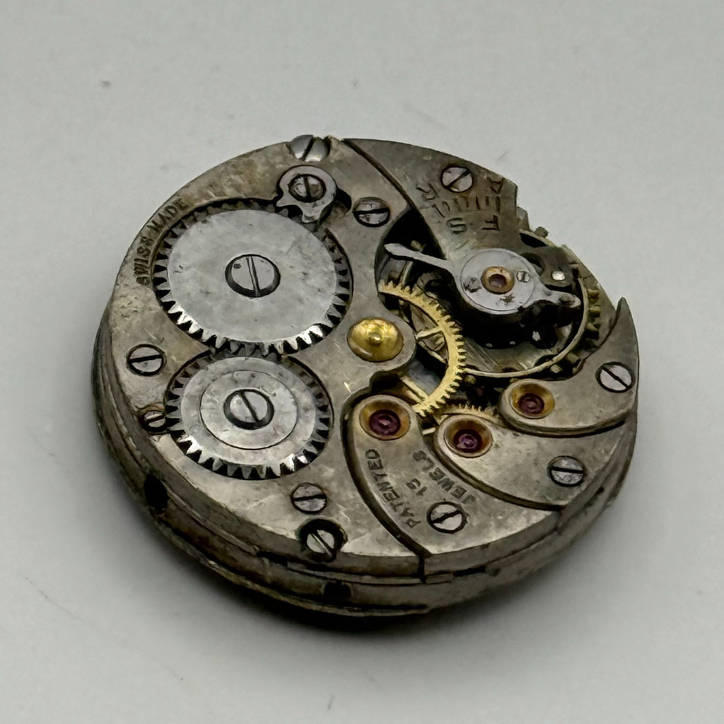 Cyma 814 Watch Movement - 15 Jewels - For Parts / Repair - 19.5mm