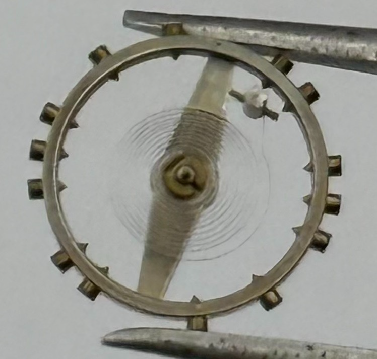 AS 970 Balance Wheel Complete And Spring 8¾’’’ 27 Watch Movement Parts NOS