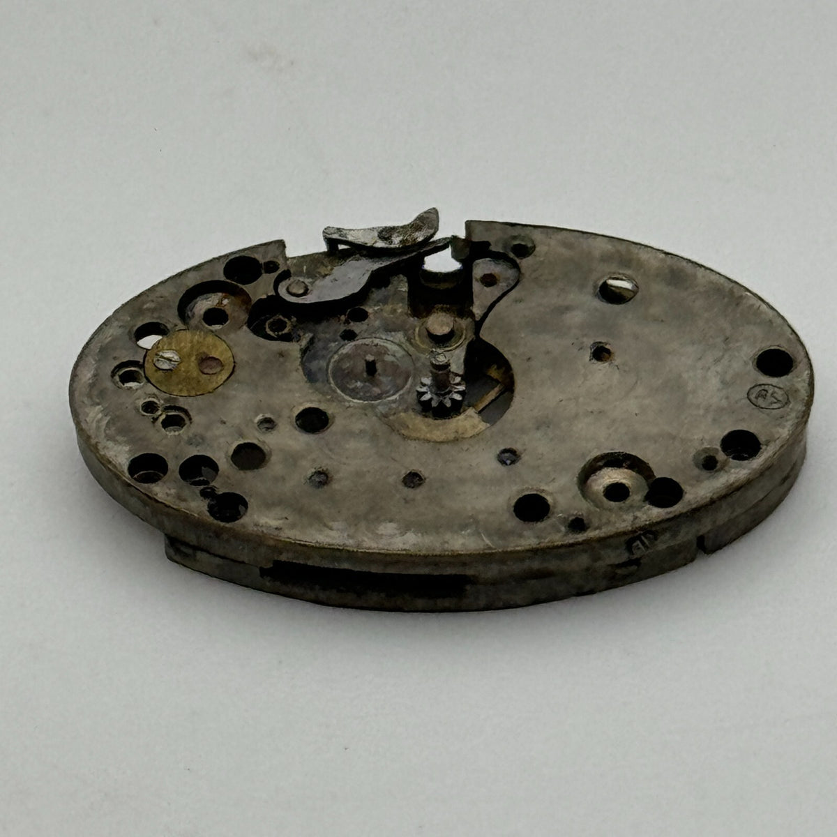 AS 24 Watch Movement A. Schild 24 Etna Incomplete Parts Repair 15.2mm 