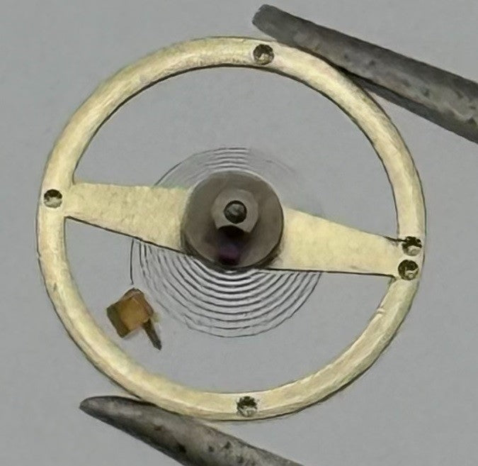 BFG 930 PL Balance Wheel Complete And Spring 7¾’’’ 1310 Watch Movement Parts NOS