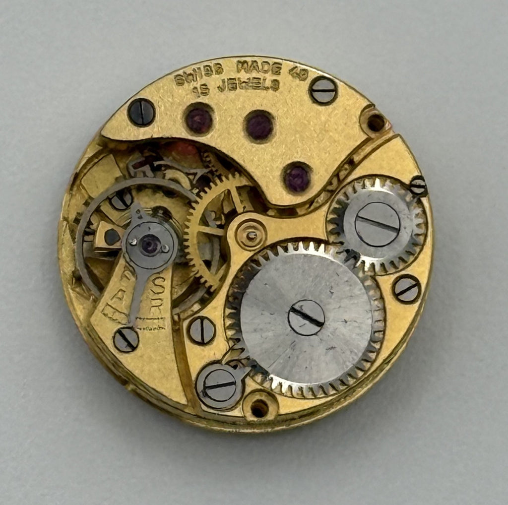 Revue 49 Watch Movement - Rotary -  For Parts / Repair