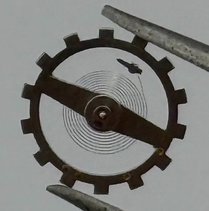 Brac 2051 Balance Wheel Complete And Spring Renata 497 Watch Movement Parts NOS
