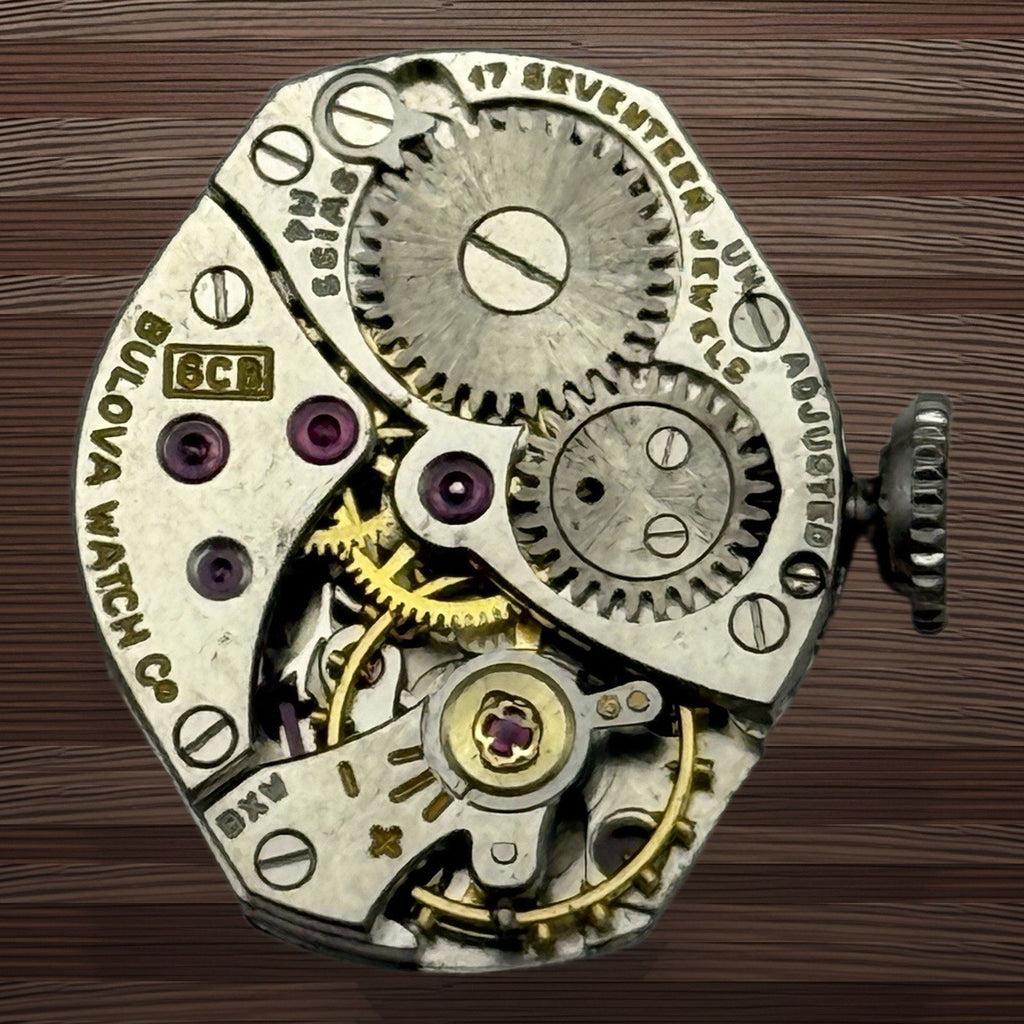 Bulova 6CB Watch Movement - Ladies - Running - For Parts / Repair - 15.2mm