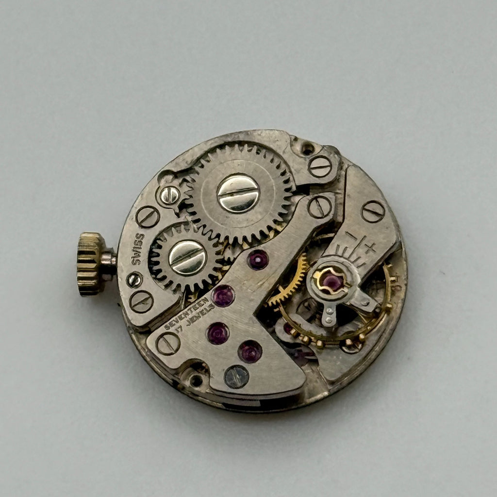 FHF 34 Watch Movement - Fontainemelon 34  - Nivada - For Parts / Repair