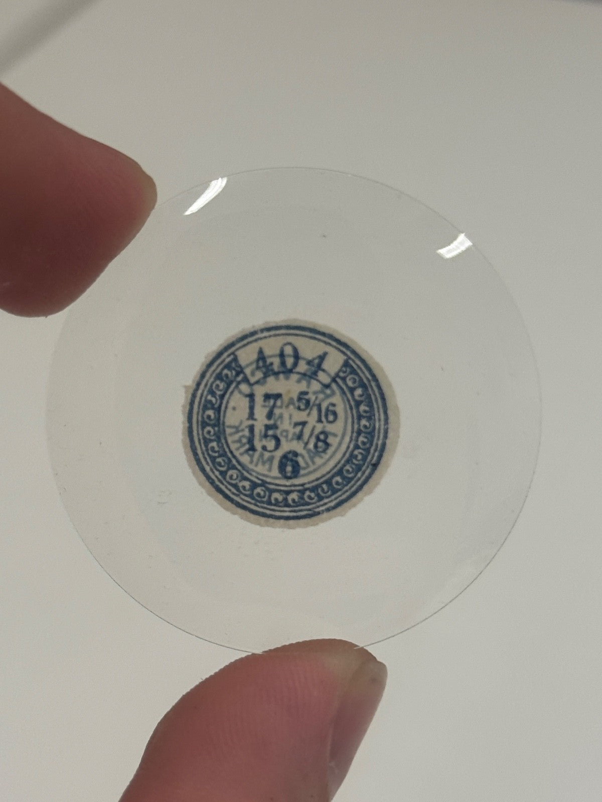 Antique Pocket Watch Glass Crystal - Choose From Available Sizes - Rawco - NOS