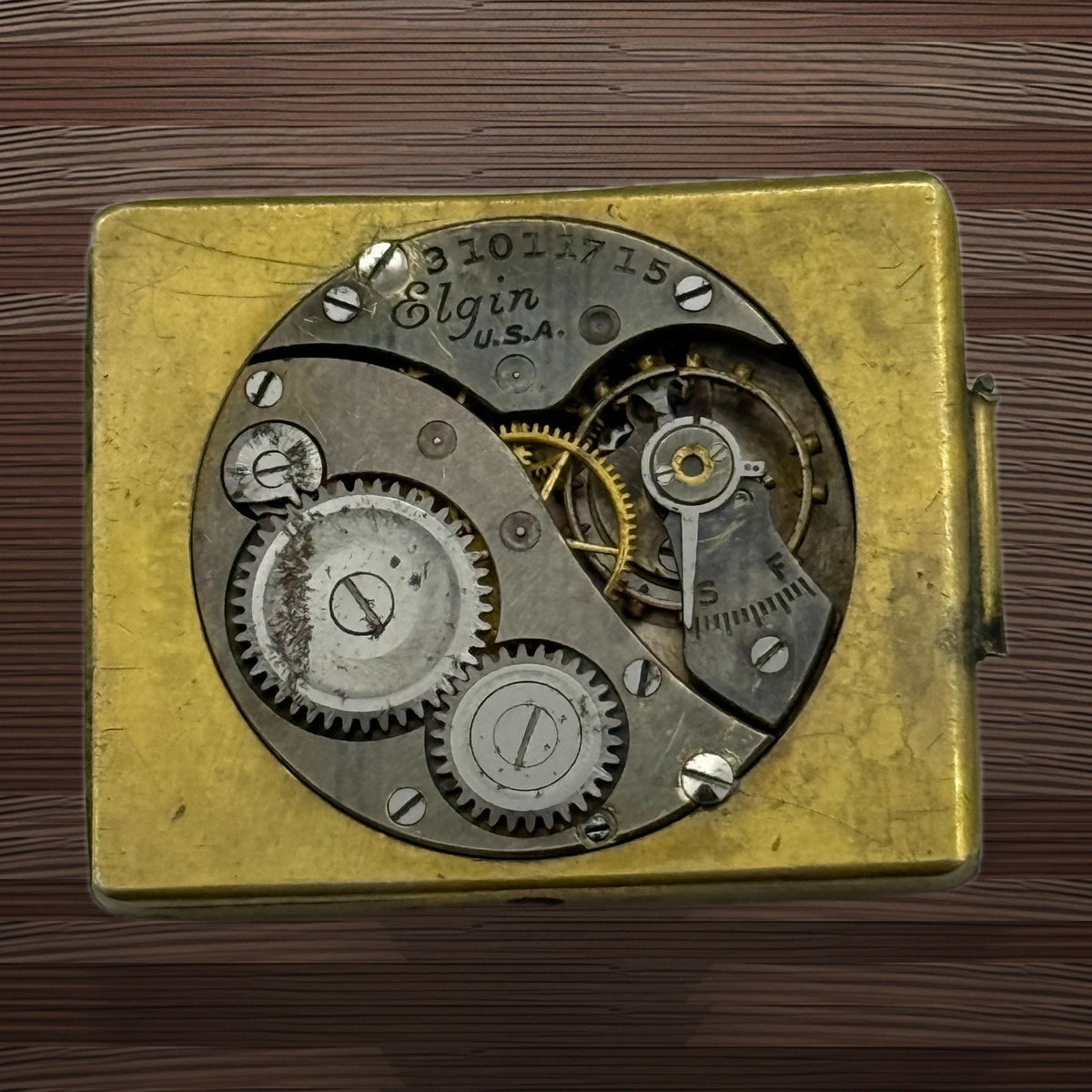 Elgin 447 Model 4 Watch Movement - 1928 American - 10/0s - For Parts / Repair