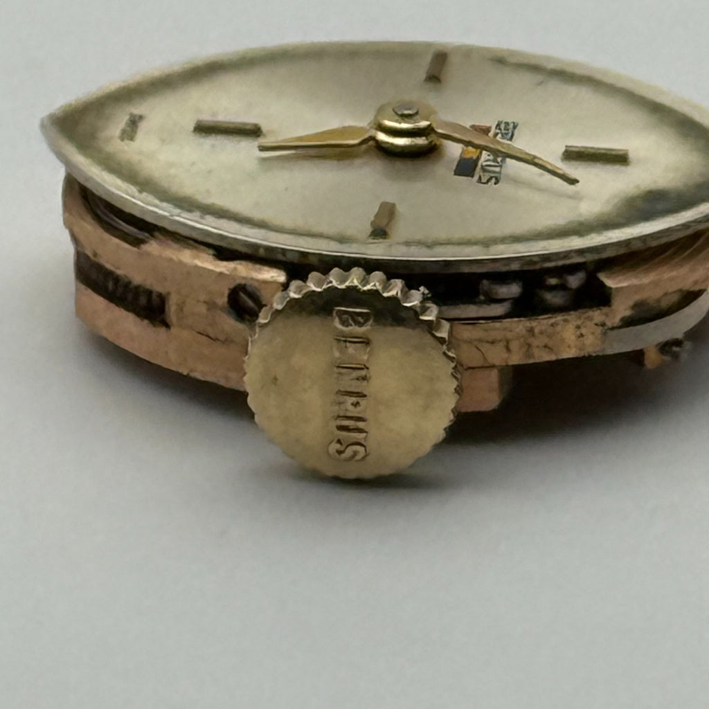 AS 1491 Watch Movement Running A. Schild Benrus DZ 2F Swiss 17 Jewels Parts 13mm