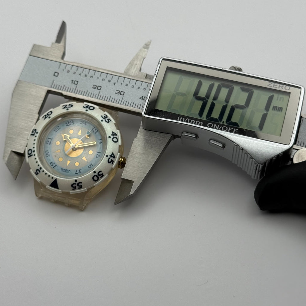 Vintage Swatch Scuba 200 Watch SDK126 Creme De La Creme 1996 Swiss 40mm Parts