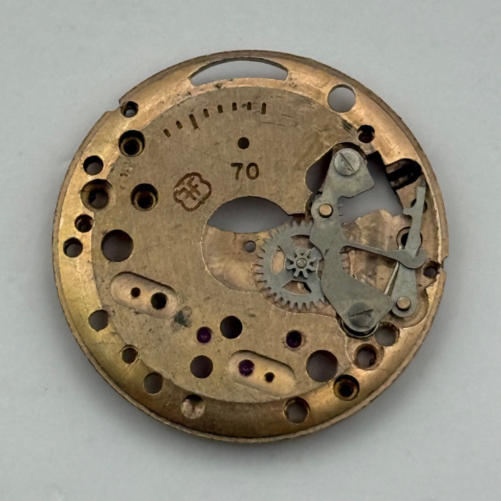 FHF 70 Watch Movement - Main Plate - For Parts / Repair - 23.6mm