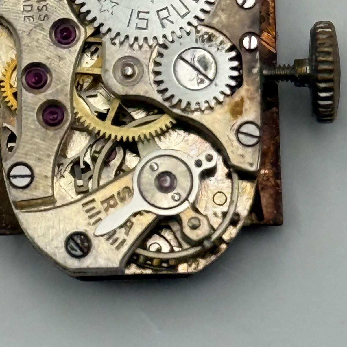 Lanco Langendorf 524 Watch Movement Running Ladies Swiss 15 Rubis Parts 12.7mm