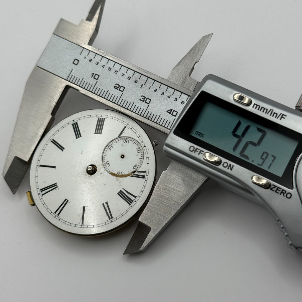 English Lever Pocket Watch Movement - E. Johnson & Son Derby - Parts / Repair