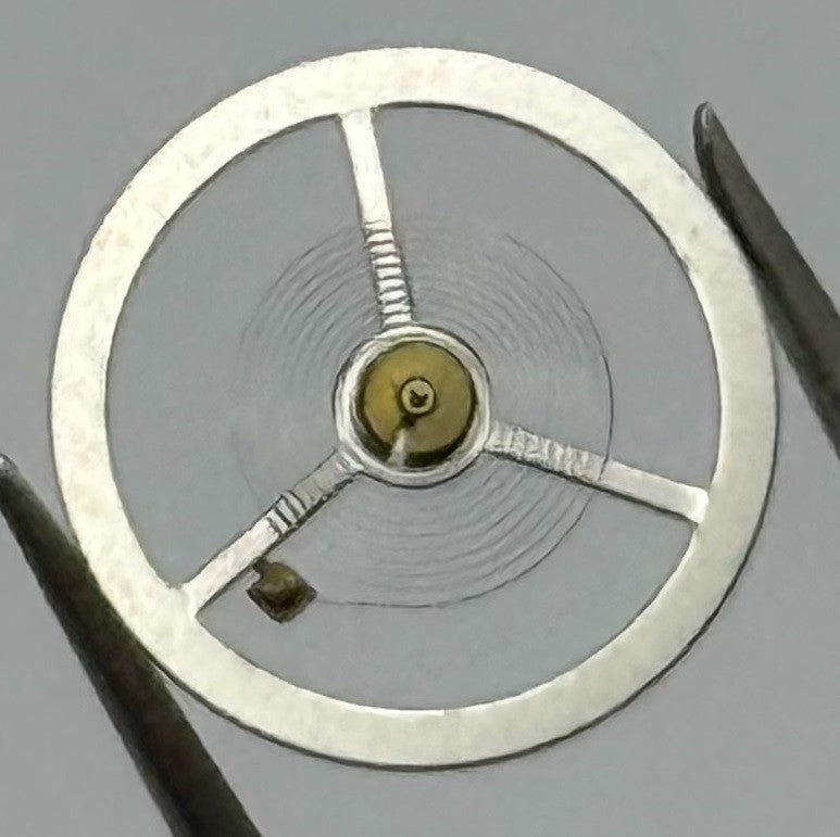 Brac 547 Balance Wheel Complete And Spring 13½’’’ 1751 Watch Movement Parts NOS