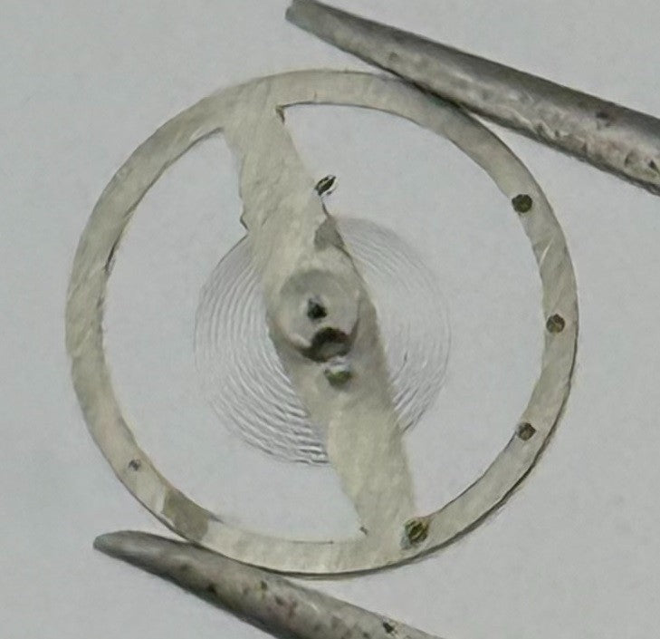 MST 357 PL Balance Wheel Complete And Spring 6¾’’’ Watch Movement Parts NOS