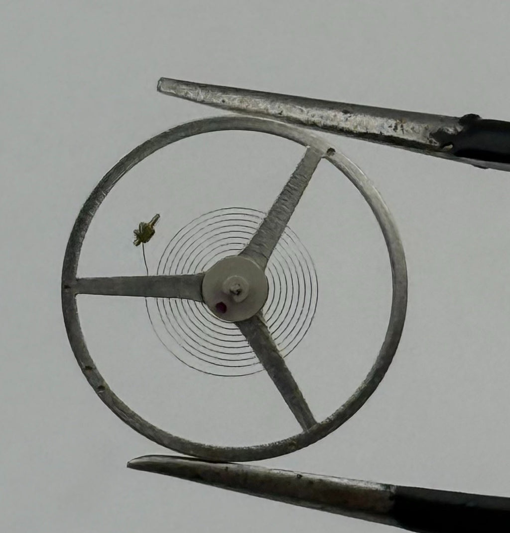 Oris 710 712 Balance Wheel Complete And Spring 10½’’’ 1833 Watch Movement Parts