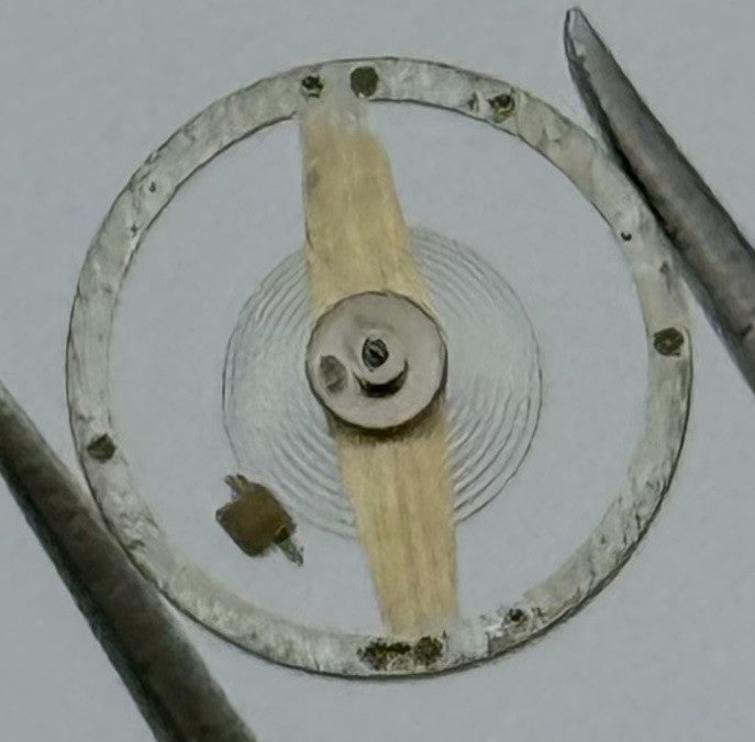 RW 75 Balance Wheel Complete And Spring 5¼’’’ Renata 887 Watch Movement Parts
