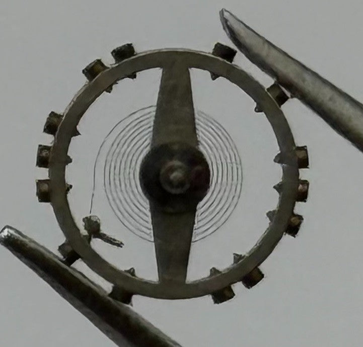 AS 976 1012 Balance Wheel Complete And Spring Renata Watch Movement Parts NOS