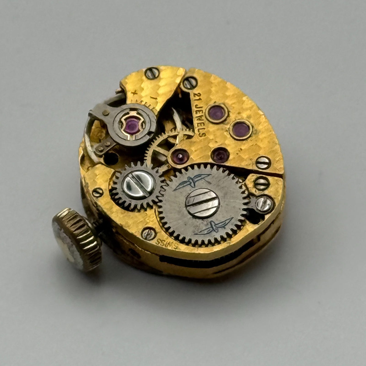 AS 1978 Watch Movement A. Schild Rotary 21J Swiss Manual Wind Parts Repair 13mm