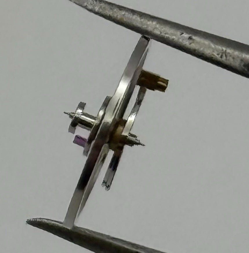 Brac 301 Balance Wheel Complete And Spring 10½''' 1382 Watch Movement Parts NOS
