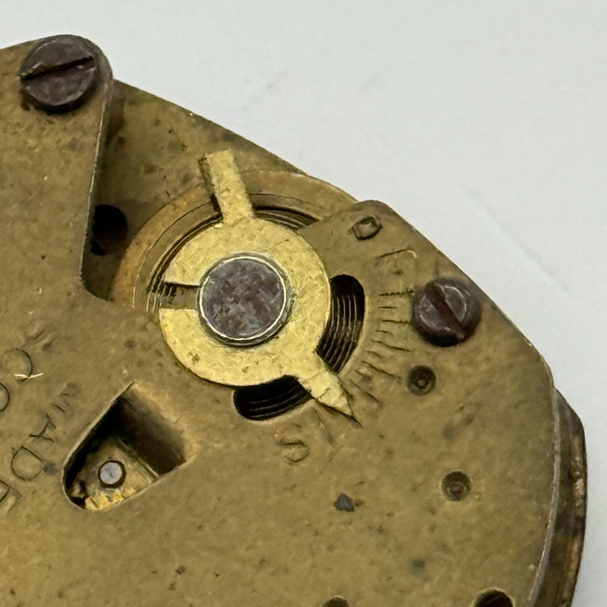 Timex Watch Movement Scotland Manual Wind Vintage Parts Repair 18.5mm