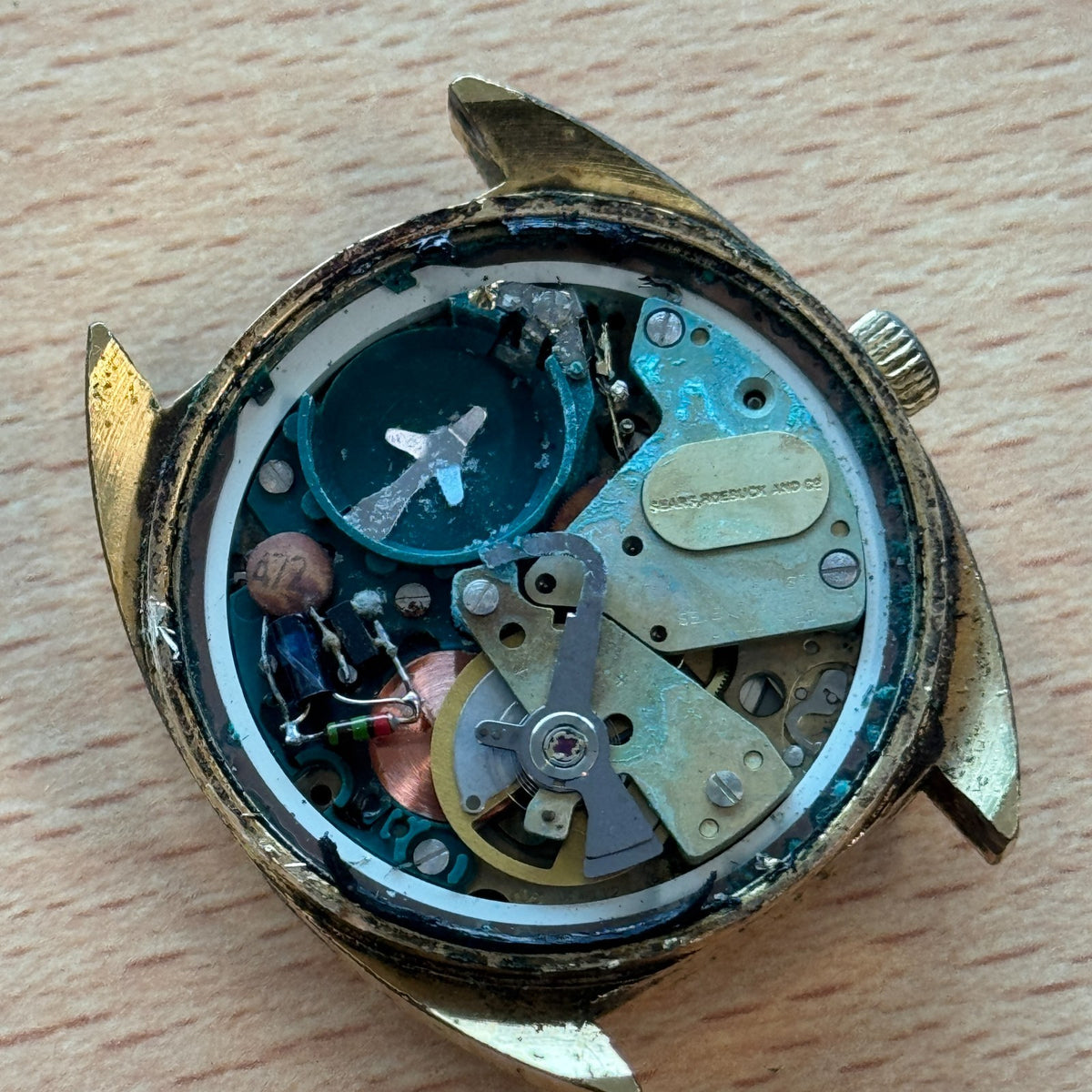 Stellaris Electronic Transistorized Watch- ESA 9158 Movement - Parts / Repair