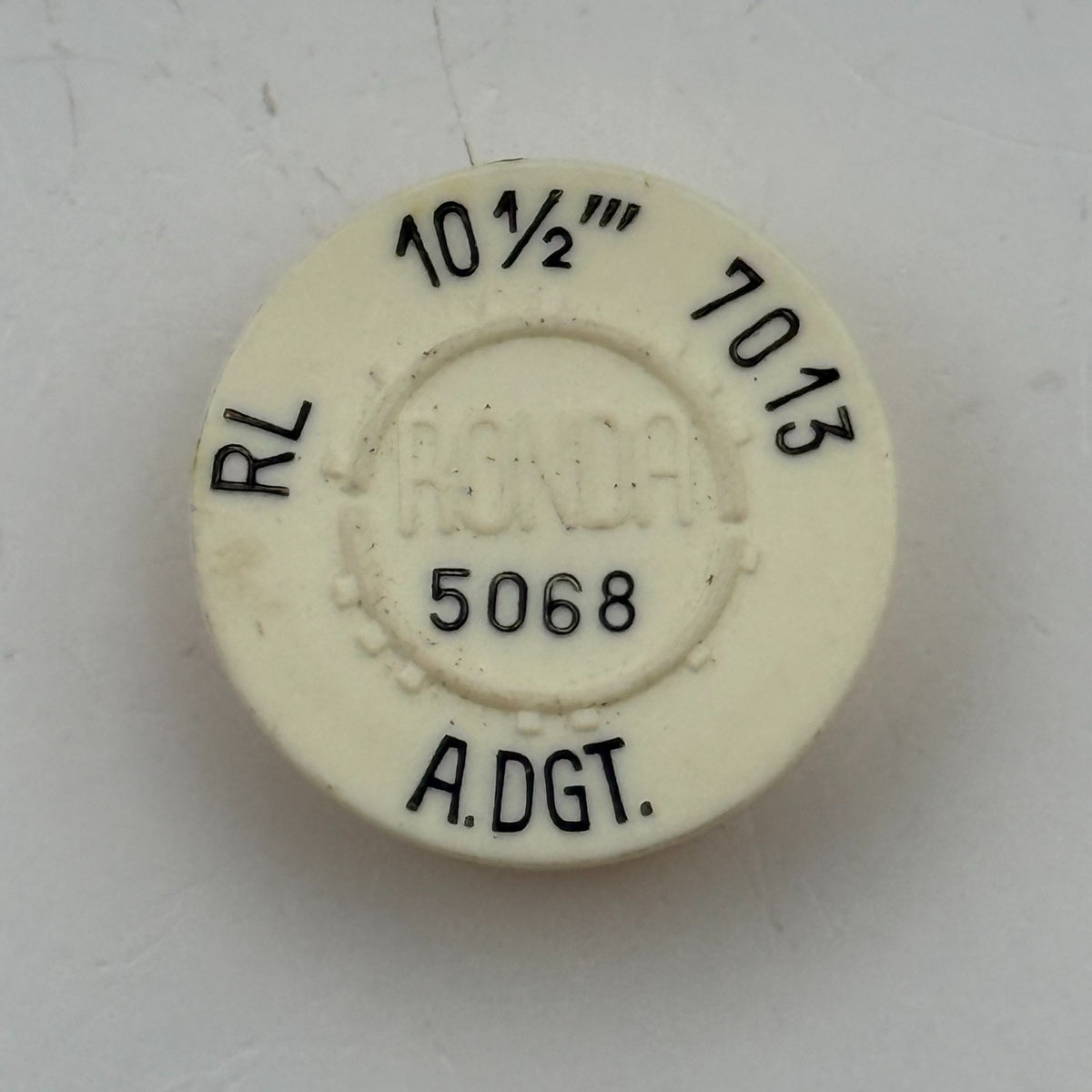 RL 7013 Balance Wheel Complete And Spring 10½’’’ 5068 Watch Movement Parts NOS