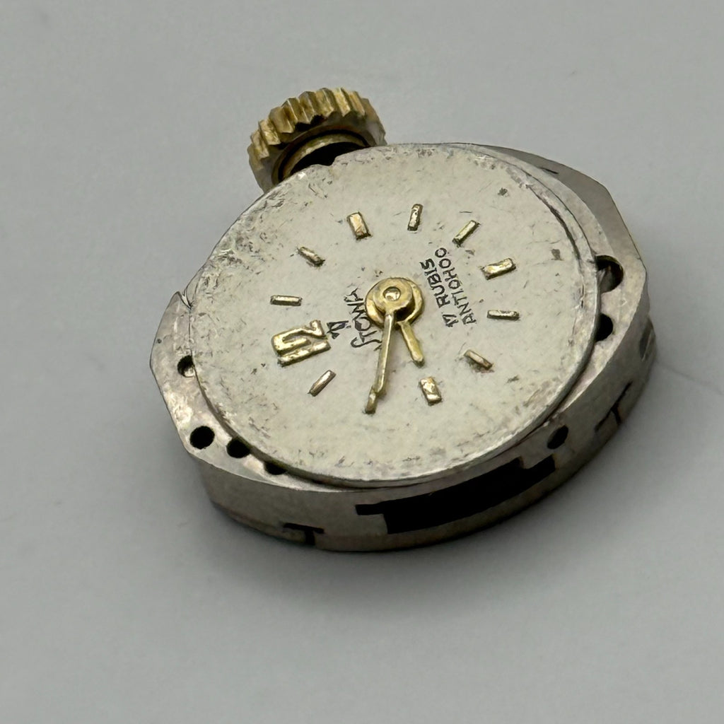 PUW 74 Watch Movement Stowa Swiss 17 Jewels Manual Wind Parts Repair 13.2mm